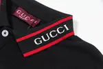 Two-Tone Stripes Polo T Shirt