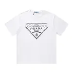 Wavy Triangle Print T Shirt