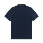 Neckline Stripes Polo Shirt
