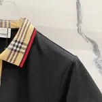 Plaid Collar Polo T Shirt