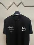 Front&Back Classic Letter Print T-Shirt