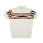 Knitted Stretch Lapel T-shirt
