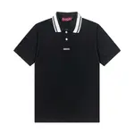 Letters On Chest Polo Shirt
