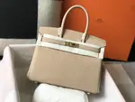 Hermès Bɪʀᴋɪɴ Trench coat grey platinum bag size: 25cm