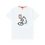 Leather Patch Embroidery T-Shirt