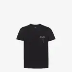 White Letters Print T Shirt
