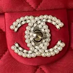 CH*EL23A Hot Selling Pearl Stick Bag AS3791, Top Quality  Size: 11.5 * 26 * 4cm