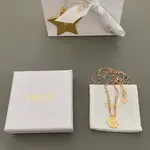 Dior Gold Coin Necklace