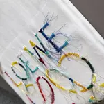 Rainbow Fringe Embroidered T-Shirt