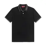 Neckline Letters Polo Shirt