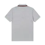 Neckline Stripes Polo Shirt