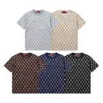 Multicolor Double G Full Print T Shirt