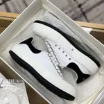 Alexander McQueen MQ White/Black veL*Vet tail Sneakers