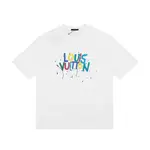 Ink Splash Print T Shirt