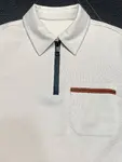 Zegna lapel casual sweatshirt
