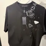 Street Style Graffiti with Metallic Element T-Shirt
