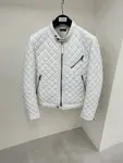 Tom Ford 23 catwalk style slim stand collar leather jacket