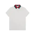 Neckline Letters Polo T Shirt