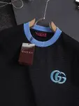 Double G Embroidery On Chest T Shirt