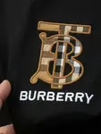 Brown Striped Embroidery T Shirt