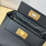 Hermès new Kelly2424mini handmade glacier white evercolor Swift leather size: 21cm
