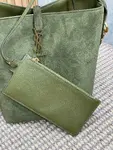 YSL Saint Laurent Rose same style cowhide, suede leather size: 20x25x16cm code 742828