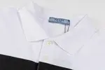 Stripe Stitching Polo T Shirt