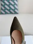 D*OR Pointed toe slingback high heels 6.5cm