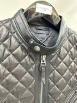 Tom Ford 23 catwalk style slim stand collar leather jacket