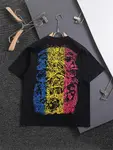 Exquisite Embroidery On Chest T Shirt