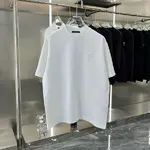 Small Front&Large Back Embroidered T-shirt