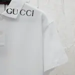 Chic Overlapping Print Polo Shirt