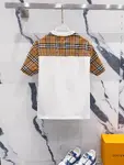 Checkered Stripes At Sleeves T Shirt
