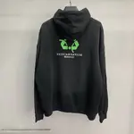 Balenciaga lettered washed sweatshirt