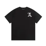 Pocket Reverse Letter Print  T Shirt