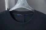 Embroidered Denim Patchwork T Shirt