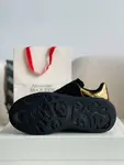 Alexander McQueen MQ golden cowhide tail Air cushion bottom Sneakers