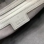 Gucci Crossbody Bags A range of men's bags in black rubber effect leather Model: 771293. Dimensions: 17* 24* 5cm