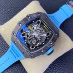 Richard Miller's ultimate version of the integrated white sapphire shock-absorbing movement RM35