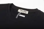 Letter Embossing T Shirt