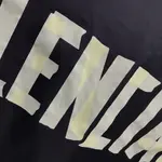 Balenciaga masking tape trench coat