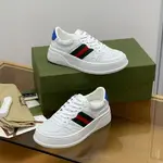 GU*Isneakers Cowhide+Breathable mesh