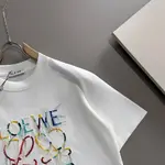 Rainbow Fringe Embroidered T-Shirt