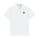 Back Letter Print Polo Shirt