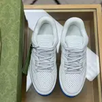 GU*Isneakers Cowhide+Breathable mesh