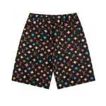 Colorful All-over Print T-shirt and Shorts Set