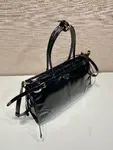 Pr*da Bonnie large leather handbag