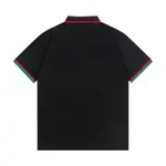 Two-Tone Stripes Polo T Shirt