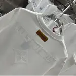 Trendy 3D Embroidered Letter And Pattern T-Shirt