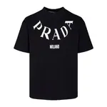 Print Collar T Shirt